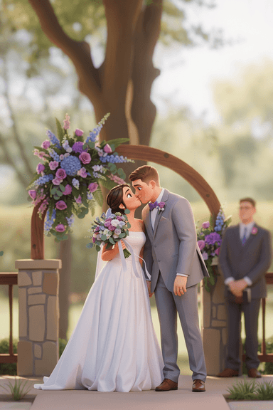 Wedding caricature output